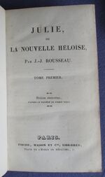 Julie ou La Nouvelle Héloïse - five volumes bound in two
 Additional Image