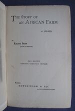 The Story of an African Farm
 Additional Image