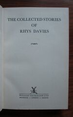 The Collected Stories of Rhys Davies
 Additional Image