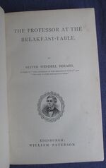 The Poet at The Breakfast Table AND The Professor at The Breakfast Table
 Additional Image