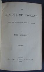 The History of England, Four Volume Set bound in Two Volumes
 Additional Image
