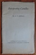 Interpreting Catullus
