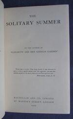 The Solitary Summer
 Additional Image