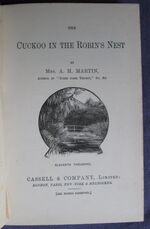The Cuckoo in the Robin's Nest
 Additional Image