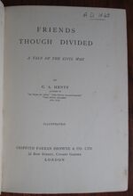 Friends Though Divided: A Tale of the Civil War
 Additional Image