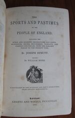 Sports and Pastimes of the People of England
 Additional Image