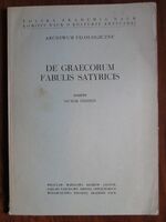De Graecorum fabulis satyricis
