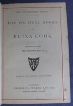 The Poetical Works of Eliza Cook
 Additional Image
