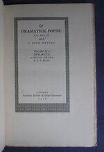 Of Dramatick Poesie and Dialogue on Poetic Drama
 Additional Image