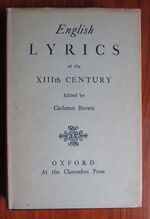 English Lyrics of the XIIIth Century
