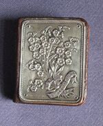 The Royal Bijoux Birthday Book - bound in hallmarked silver and leather
