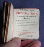 The Royal Bijoux Birthday Book - bound in hallmarked silver and leather
 Additional Image