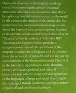 Literature and Utopian Politics in Seventeenth Century England
 Additional Image