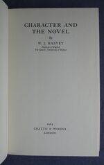 Character and the Novel
 Additional Image