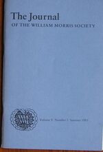 The Journal of the William Morris Society Volume V Number 3 Winter 1983
