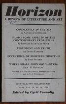 Horizon: A Review of Literature and Art Vol. IX, No. 54 June 1944
