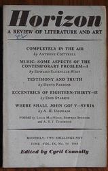 Horizon: A Review of Literature and Art Vol. IX, No. 54 June 1944
