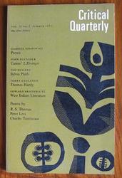 Critical Quarterly, Volume 13, Number 2, Summer 1971

