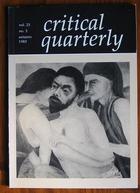 Critical Quarterly, Volume 25, Number 3, Autumn 1983
