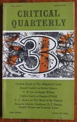 Critical Quarterly, Volume 3, Number 3, Autumn 1961
