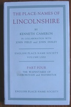 The Place-Names of Lincolnshire: Part Four IV, The Wapentakes of Ludborough and Haverstoe
