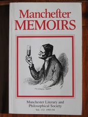 Manchester Memoirs: Vol. 132 1993-94
