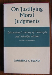 On Justifying Moral Judgments

