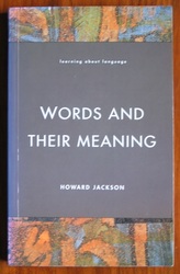 Words and their Meaning
