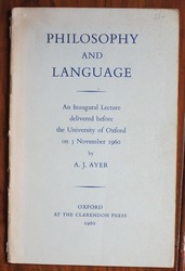 Philosophy and Language
