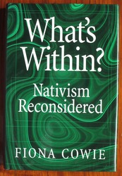 What's Within?: Nativism Reconsidered
Book: