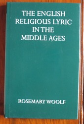 The English Religious Lyric in the Middle Ages
