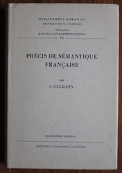 Précis De Sémantique Française
