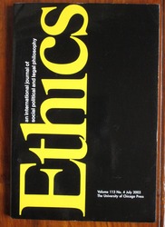 Ethics Volume 113 No. 4 July 2003
