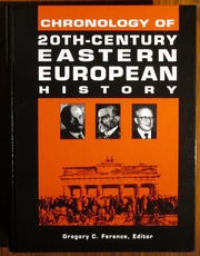 Chronology of 20th-century Eastern European History
