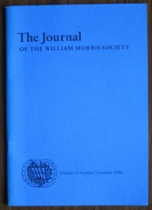 The Journal of the William Morris Society Volume VI Number 1 Summer 1984
