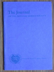 The Journal of the William Morris Society Volume VI Number 2 Winter 1984-85
