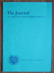 The Journal of the William Morris Society Volume VI Number 3 Summer 1985
