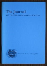 The Journal of the William Morris Society Volume VII Number 2 Spring 1987
