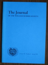 The Journal of the William Morris Society Volume VII Number 4 Spring 1988
