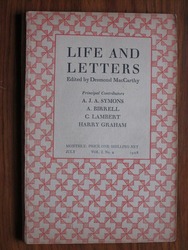 Life and Letters Volume I, No. 2, July 1928
