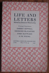 Life and Letters Volume III, No. 25, December 1930
