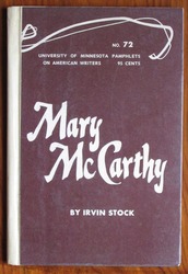 Mary McCarthy - American Writers 72: University of Minnesota Pamphlets on American Writers
