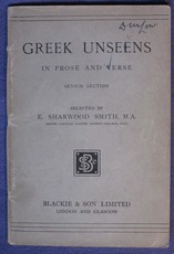 Greek Unseens in Prose and Verse
