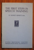 The First Steps in Speech Training
