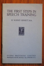 The First Steps in Speech Training
