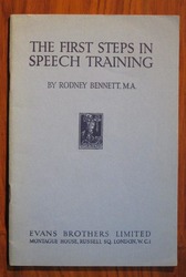 The First Steps in Speech Training
