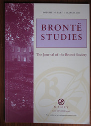 Brontë Studies: The Journal of the Brontë Society, Volume 30 Part 1 March 2005

