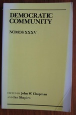 Democratic Community: Nomos XXXV
