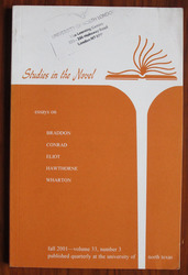 Studies in the Novel: Fall 2001 - Volume 33, Number 3
