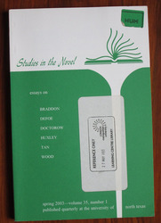 Studies in the Novel: Spring 2003 - Volume 35, Number 1
